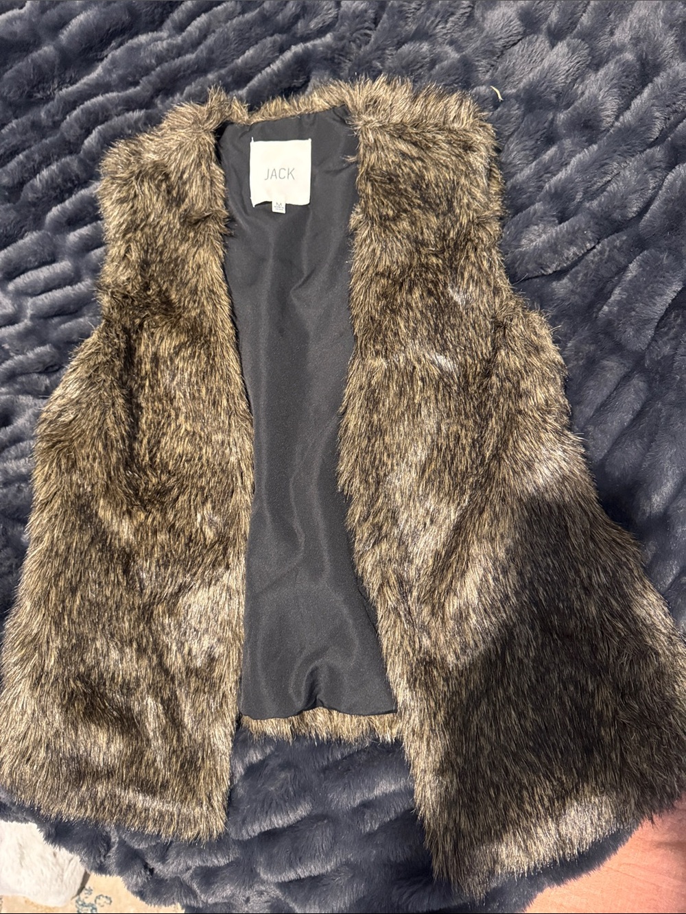 JACK faux fur vest